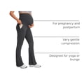 thumbnail image 4 of Pantalones CRZ YOGA Butterluxe Maternidad Acampanados 31" Bolsillos Gris L, 4 of 5