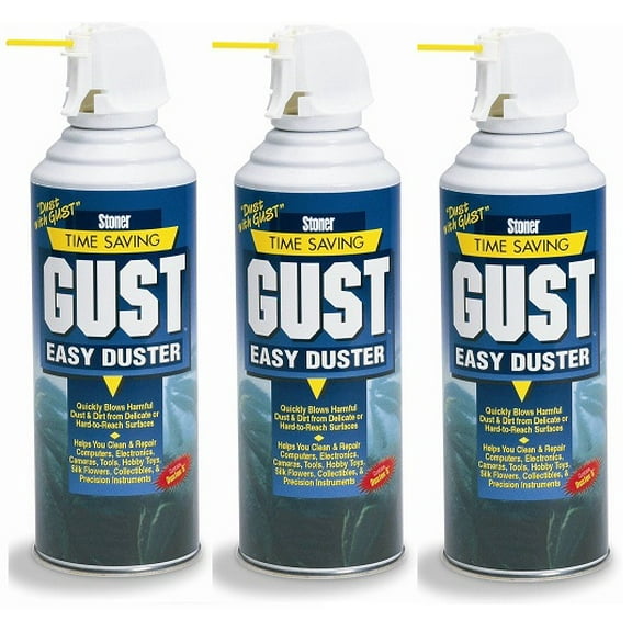 Stoner 94203 Gust Easy Air Duster - 12 oz. (3 Pack)