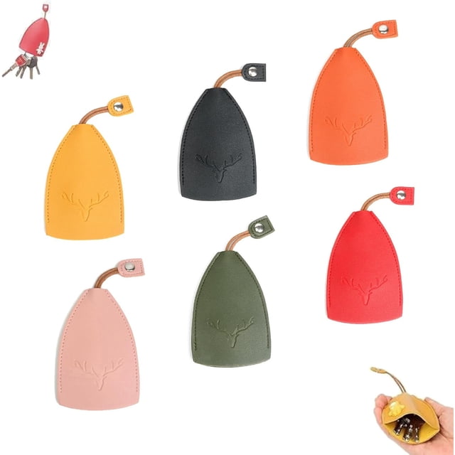 Porte-clés Winkey, Winkkey - Étui de Protection Rétractable, Porte-Clés Wink en Cuir, Étui de Protection Winkkey