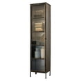 thumbnail image 3 of TALL IRON AND GLASS APOTHECART CABINET, 3 of 3
