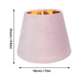 thumbnail image 2 of Cloth Art Lampshade Reliable Desk Light Lamp Cover Gold Lining Lampshade, 2 of 8
