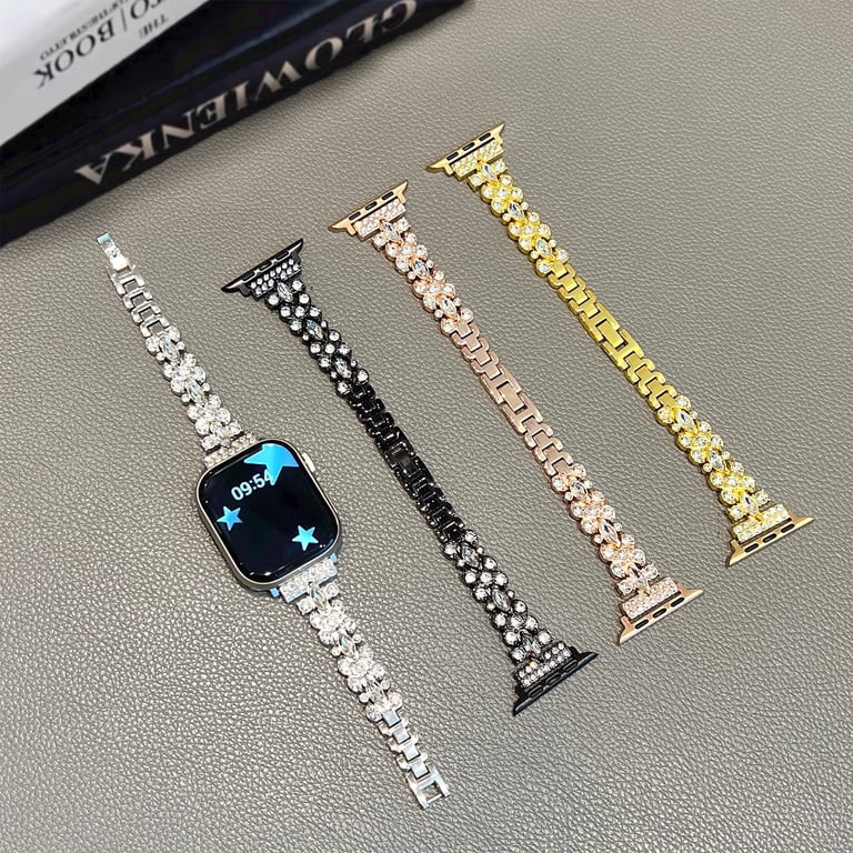 Stylish Bling Glitter Diamond Apple Watch Band for Apple  display picture 3