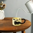 thumbnail image 4 of Stackable Ceramic Cat Coffee Mugs Set With Spoon Cartoon Design Novel For Women And Cat Lovers, 4 of 4