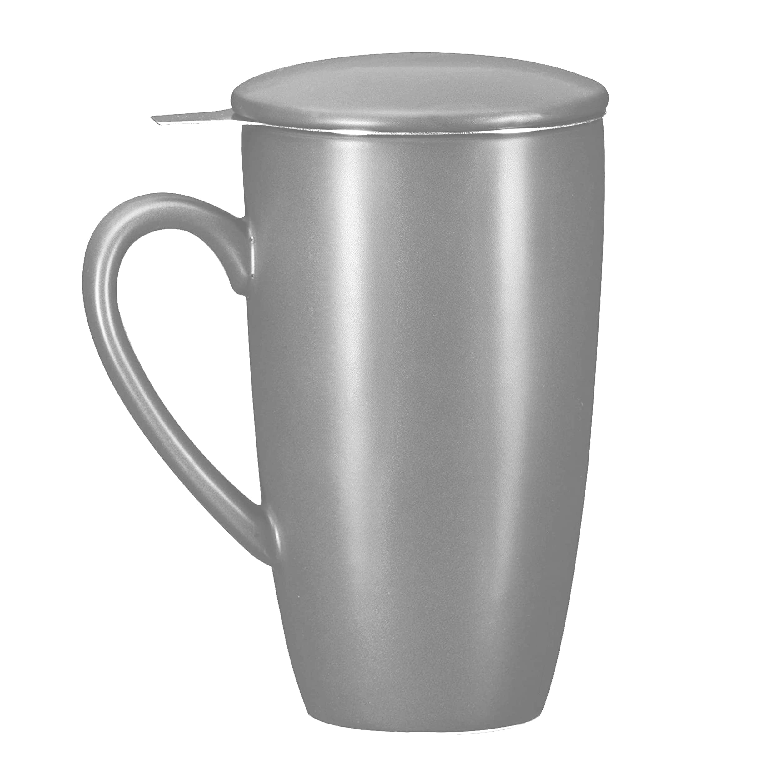 Bruntmor Ceramic Tea Infuser Mug With Stainless Steel Infuser And