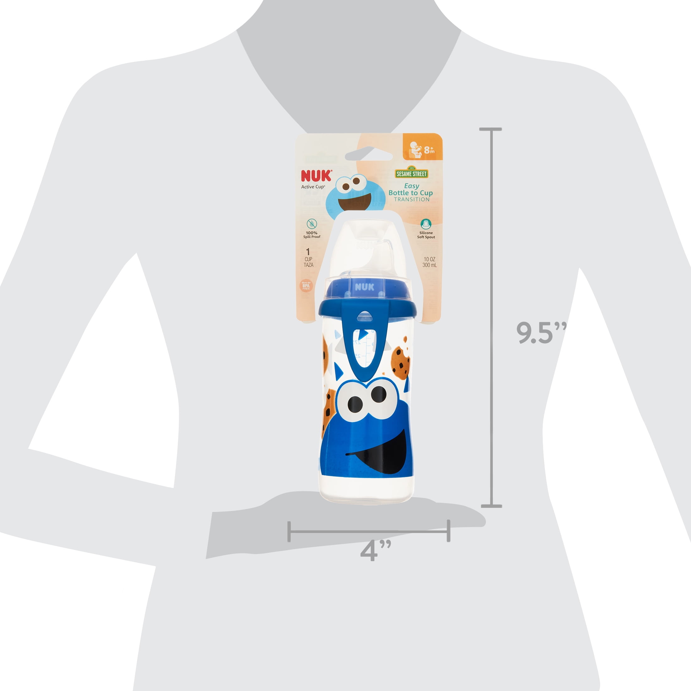 Nuk sesame street active cheap cup