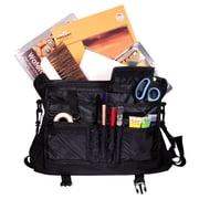 Pro Art Messenger Art Supply Bag 11x14x2.75, Artist Messenger Bag, Art Portfolio Organizer, Canvas Shoulder Bag for School, Work, Travel, Men and Women, Crossbody Satchel