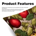 thumbnail image 2 of Fruit Luxurious Velvet Throw Pillow Inserts with Unique Patterns - Set of 2 Chair Pillow Covers - Available in 16x16, 18x18, 20x20 Inches for All Occasions, 2 of 6