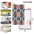thumbnail image 6 of Yayeee 2 Pack Hand Towels for Bathroom 100% Cotton 16" x 28" Soft Absorbent Kitchen Towel, Green Abstract, 6 of 7