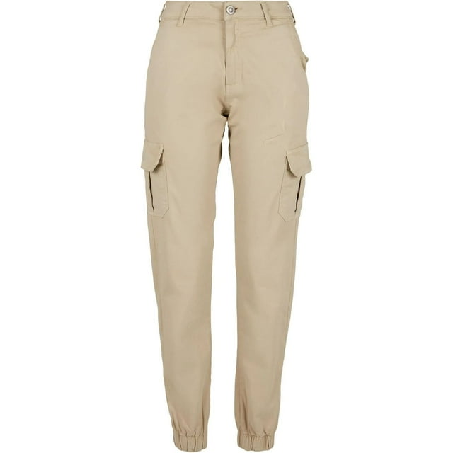 Urban Classics Womens High Waist Cargo Trousers