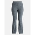 thumbnail image 5 of No Boundaries Cable Knit Flare Sweater Pants, 29.5'' Inseam, Women's, 5 of 5