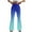 Blue, variant on Gym Pants Women Soft Leggings for Women Stretchy High Waist Belly Control Workout Trousers Gradient Color Comfortable Tights Slim Fit Climb Athletic Jogger Blue