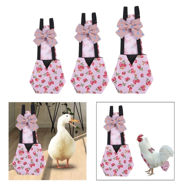 Pañales de pollo para mascotas, productos para mascotas, ropa de pato y ganso, bandam aves de corral