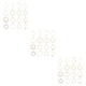 thumbnail image 2 of Qarigey Pulseras de tobillo, joyería duradera para el cuerpo, cómoda, exquisita, elegante, tobilleras para mujer, para decoración de tipo 3 3Conjunto, 2 of 6