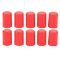 thumbnail image 1 of 10pcs Universal Silicone Air Intake Pipe Blanking Plugs 14mm Inner Diameter Red, 1 of 2
