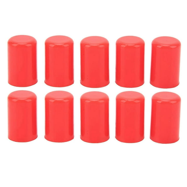 10pcs Universal Silicone Air Intake Pipe Blanking Plugs 14mm Inner Diameter Red