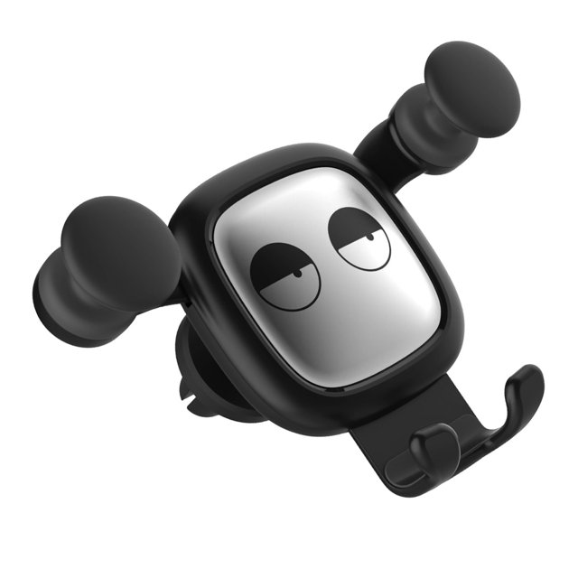 Kenally Soporte automático para teléfono de coche, soporte para teléfono móvil de dibujos animados para iPhone, soporte Universal para coche para Automoción decorativa y accesorios aturdido Kenally VI000017-02B