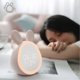 thumbnail image 3 of Pink Cute Rabbit Rechargeable Alarm Clock Adjustable Brightness LED Luminous Digital Clock with Temperature Display, 3 of 4