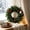 Green, variant on Artificial Cypress Christmas Wreath Pinecone Red Berry Front Door Hanging Holiday Decor