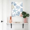 thumbnail image 4 of Canvas Wall Art, Coral Coastal Framed Canvas Prints for Kitchen Bedroom, Summer Beach Starfish Nautical Shell Small Gallery Wrapped Wall Decor for Home Office, Gifts, 8"x12" Ship Next Day, 4 of 9