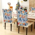 thumbnail image 3 of Decorative Chair Back Cover One Size x6 Chair Cover Dining Chair Slipcovers Chair Back Decoration Festival Chair Decoration Colorful Pretty Elephant, 3 of 6