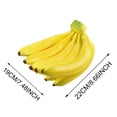 thumbnail image 3 of Lifelike Foam Artificial Bananas - 9-Piece Bunch - Realistic Yellow Decor - for Kitchen, Party, Photography Props - No Wither, Easy Clean - Home and Event Decoration, 3 of 8