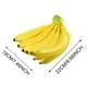 thumbnail image 3 of Plátanos de frutas falsas - Plátanos de frutas artificiales de plástico para decoración de cocina, modelo de manojo de plátanos artificiales, accesorios para fiesta, frutero, decoración del hogar, 3 of 7