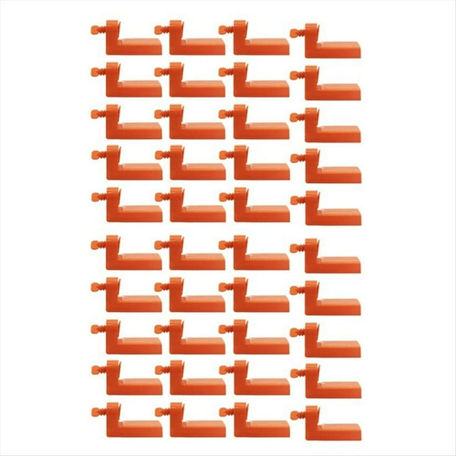 40 Uds. de NivelacióN de Azulejos de áNgulo Macho, Espaciadores de Clips para Suelo, Pared, FijacióN de CeráMica, ColocacióN, Herramientas de ConstruccióN, ConstruccióN