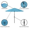 thumbnail image 3 of Pure Garden 10FT Patio Umbrella with Auto Tilt and Vented Canopy (Blue), 3 of 8