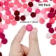 thumbnail image 3 of Uxcell 200-Pack Pom Poms para Manualidades, 0.59" (15mm) Poliéster Serie Rojo Rosa Suave y Esponjoso Pompones Multicolor, 3 of 7