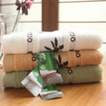 thumbnail image 3 of Walbest High Absorbent Bamboo Fabric Cotton Face Washcloth Quick-Dry Bath Towel Sheet, 3 of 7