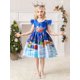 thumbnail image 4 of Vestido De Estilo Navideño Para Niñas, Vestido De Línea A Con Patrón De Dibujos Animados, Disfraz De Personaje De Cuento De Hadas Para Cosplay, Ropa Para Niños Para Fiestas De Halloween, Promociones D, 4 of 4