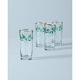 thumbnail image 3 of Lenox Holiday Clear 14 oz Red & Green Highball Glasses (Set of 4), 3 of 6