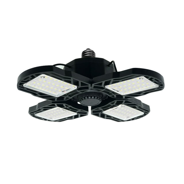 Led Garage Lights Deformable Led Folding Adjustable Ceiling Lamp E27 Led Light for Garage/Warehouse/Workshop/Balcony/Basement/Factory Lighting