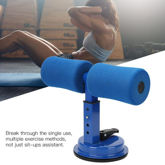 Aid Waist Sit-up Assistant, to Build Muscle Sit-up Aid, Burn Fat for Gym Home Blue