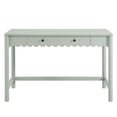 thumbnail image 4 of Modway Emmeline 1-Drawer Scallop Writing Desk in Sage, 4 of 9