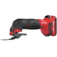 thumbnail image 3 of Craftsman V20 20 volt Cordless Oscillating Tool Kit 18000 opm Red 15 pc. - Case Of: 1; Each Pack Qty: 15; Total Items Qty: 15, 3 of 6