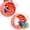 Orange, variant on DFORD 2 PCS Betta Hide, Orange Beta Fish Tank Decor, Suction Cup Shrimp Tunnel, Betta Resting Spot, Aquarium Hammock Hideout Cave for Guppy Resting