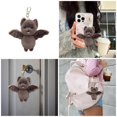 thumbnail image 2 of Multifunctional Bat Shape Plush Charm for Keys and Bags Stuffed Animal Pendant Keychain Creative Halloween Accessory, 2 of 4