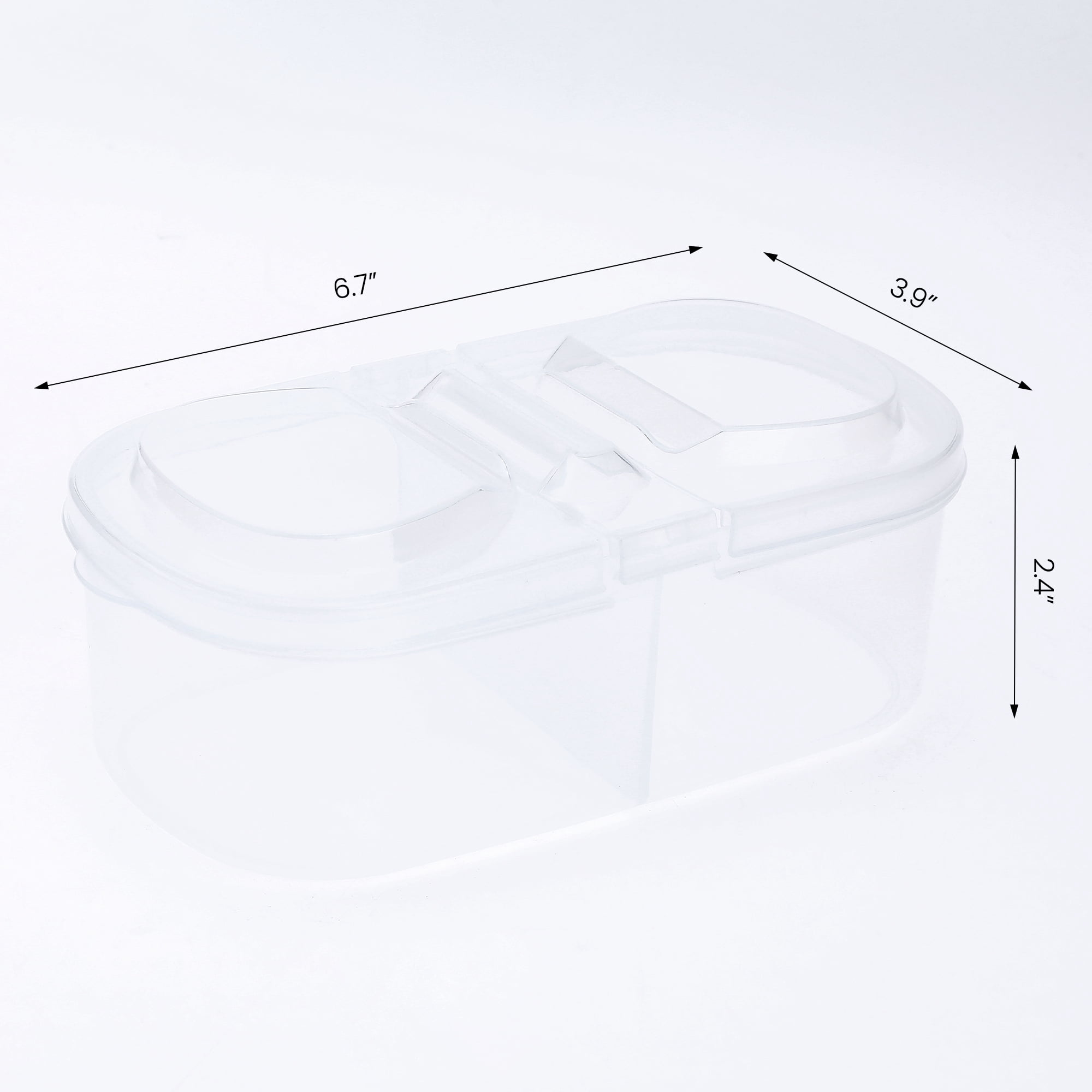 Unique Bargains 10 Packs Food Storage Containers Meal Prep Food Containers 20 oz Oval