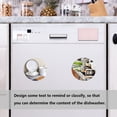 thumbnail image 3 of 2 Pcs Strong Fridge Magnets Light Pink Refrigerator Magnets Sticker Decor for Whiteboards Locker 4"x2.5", 3 of 5