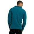 thumbnail image 4 of Men's Full-Zip Polar Fleece Jacket, Teal 2XL, 1 Count, 1 Pack, 4 of 7