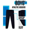thumbnail image 3 of Tuff Guys Boys Sweatpants - Performance Fleece Joggers Athletic Pants for Boys with Pockets (Size: 8-16), 3 of 6