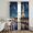 Navy, Gold, Amber, variant on Blue Modern Art Sheer Curtains 96 Inch Length 2 Panels Set, Abstract Art Contemporary Luxury Voile Window Treatment Semi Sheer Long Curtains Drapes for Bedroom/Living Room/Kitchen 52"x96"x2
