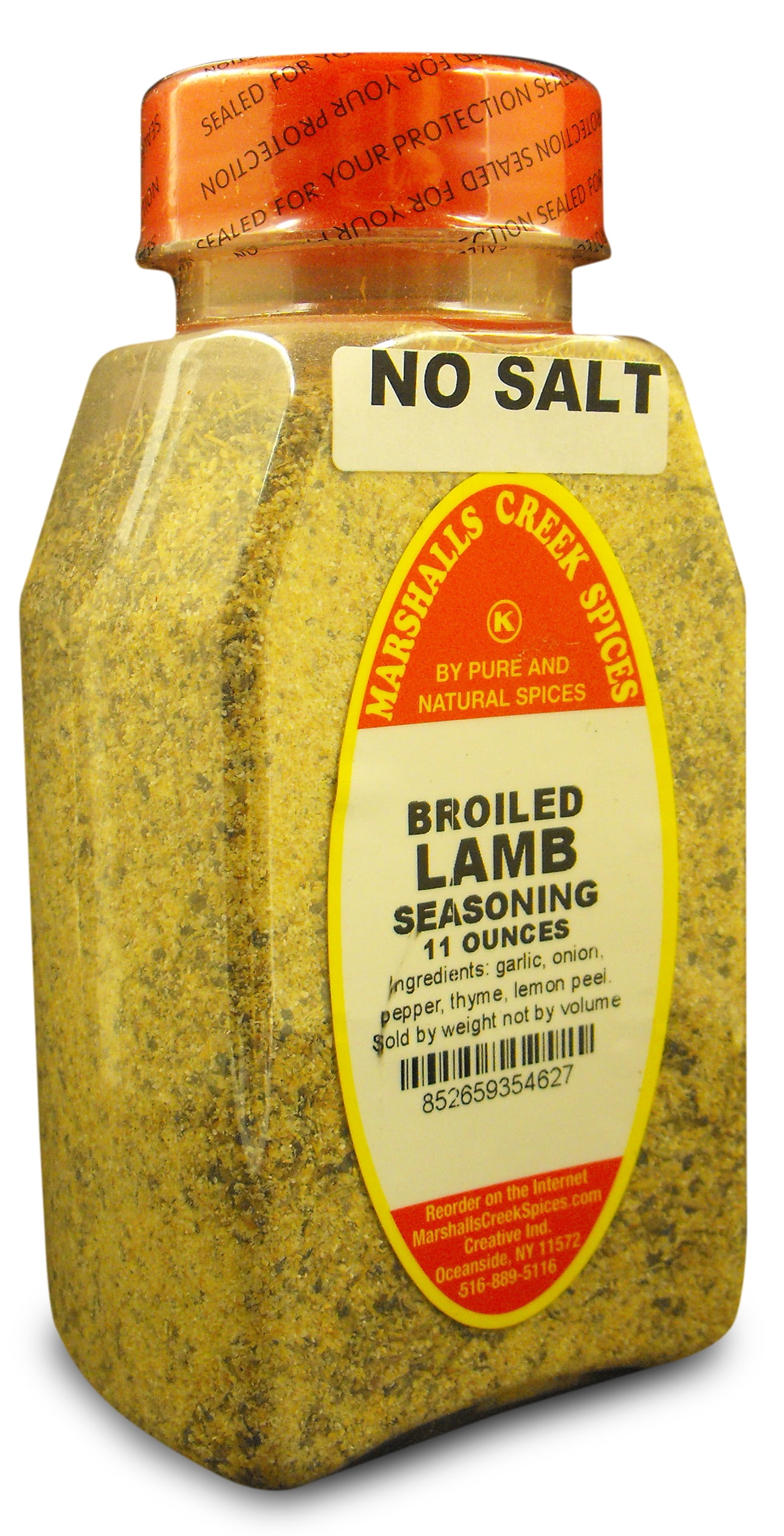 Marshalls Creek Spices BROILED LAMB SEASONING NO SALT 11 ounce
