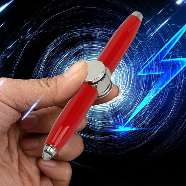 Pen De Escritura Inquieta, Lápiz De Escritura De Inquietud LED Light, Bolígrafo De De Estrés, Bolígrafo Genial Para Niños