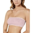 thumbnail image 3 of JENNI Intimates Pink Lace Trim Everyday Bandeau Bra Juniors Size: XL, 3 of 4