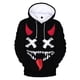thumbnail image 3 of Sudadera con capucha con estampado 3D de cara sonriente de diablo a la moda para hombre y mujer, estilo hip hop, informal, divertida, con estampado XOXO, 3 of 5
