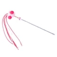 thumbnail image 1 of DOLITY Funny Cat Teaser Pet Tassel Pet Toy Long Rod Beaded Colorful Kitten Pink Red, 1 of 9