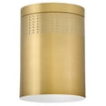 thumbnail image 4 of 83681LCB Lark Casey - 12W 1 LED Small Flush Mount-10.25 Inches Tall and 7.5 Inches Wide-Lacquered Brass Finish, 4 of 11