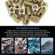 thumbnail image 3 of 20pcs 302 Carbon Steel Self Tapping Thread Insert Screw Repair Kit(inner M3*0.5 Outer M5*0.5), 3 of 5